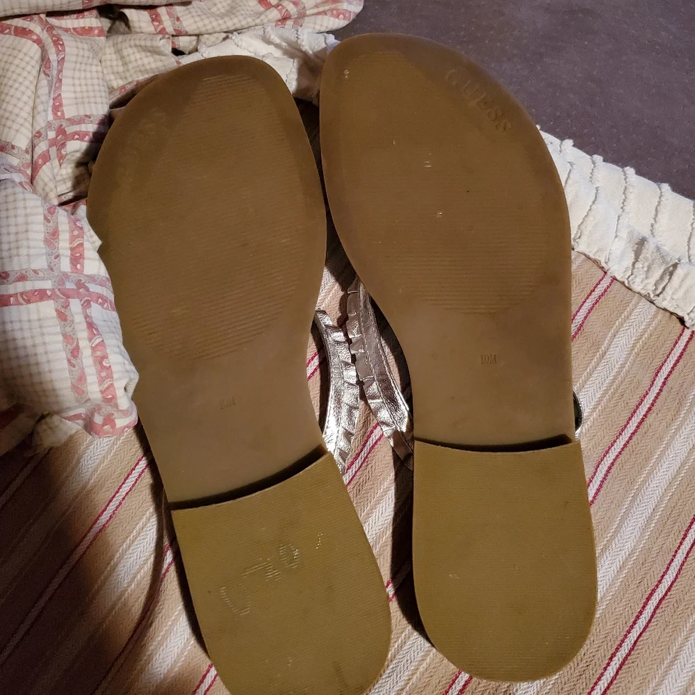 Guess Ruffles & Rhinestones Sandals - Picture 5 of 8